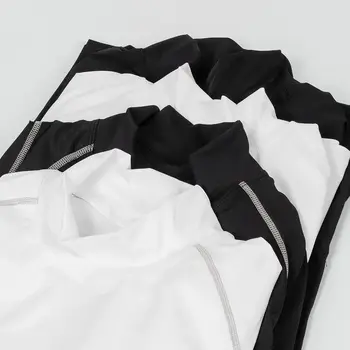 8 best sales قميص ضاغط بياقة عالية - №7