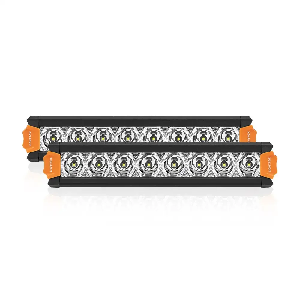 LIGHTFOX 40W Offroad 4x4 Car 8 Inch Single Row LED Light Bar