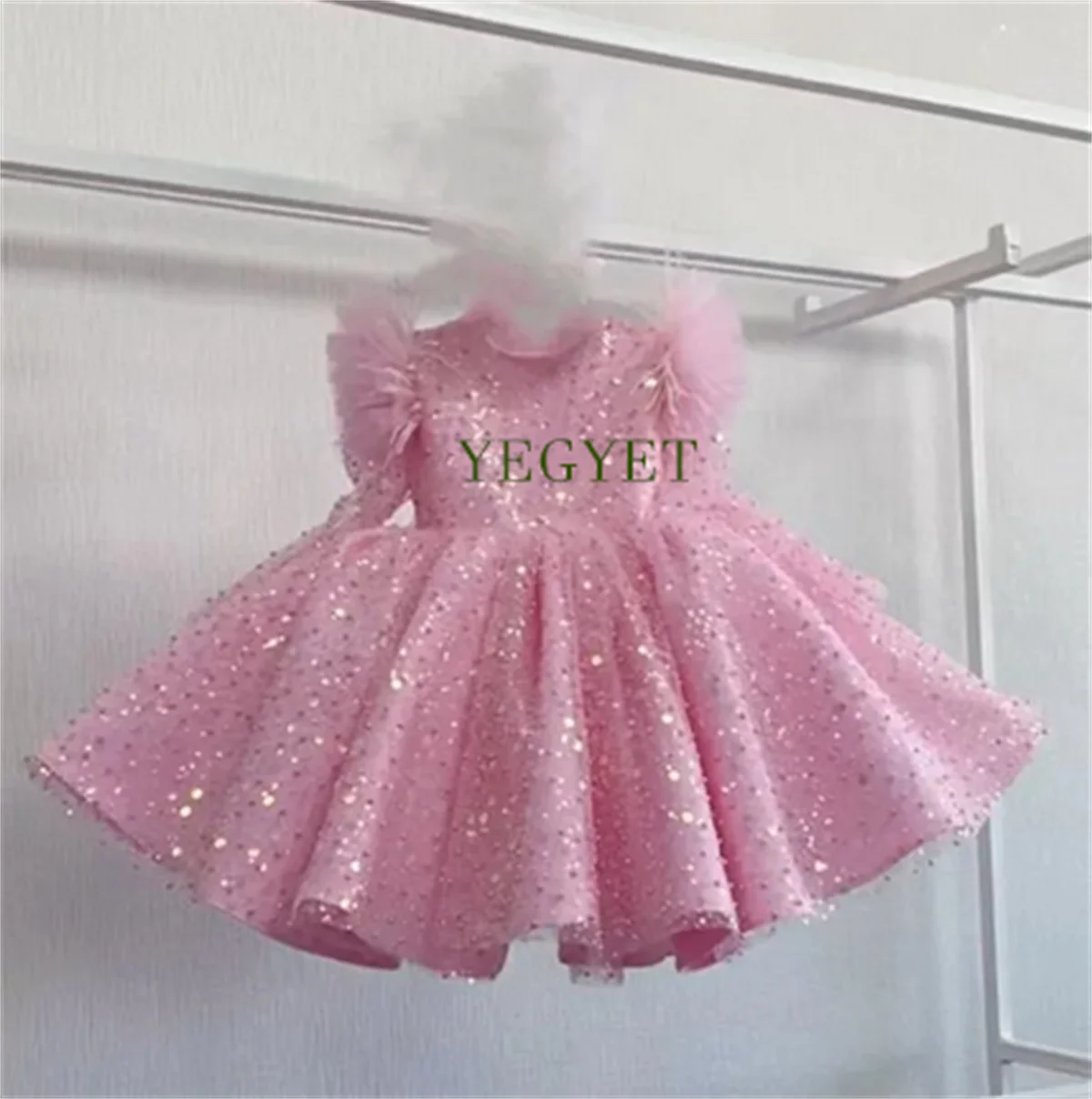 

New Fashion Wedding Birthday Party Dress Christams Dress For Girl 1-14 Years Girls Dress Glitter Tutu Vestidos Kids Clothes