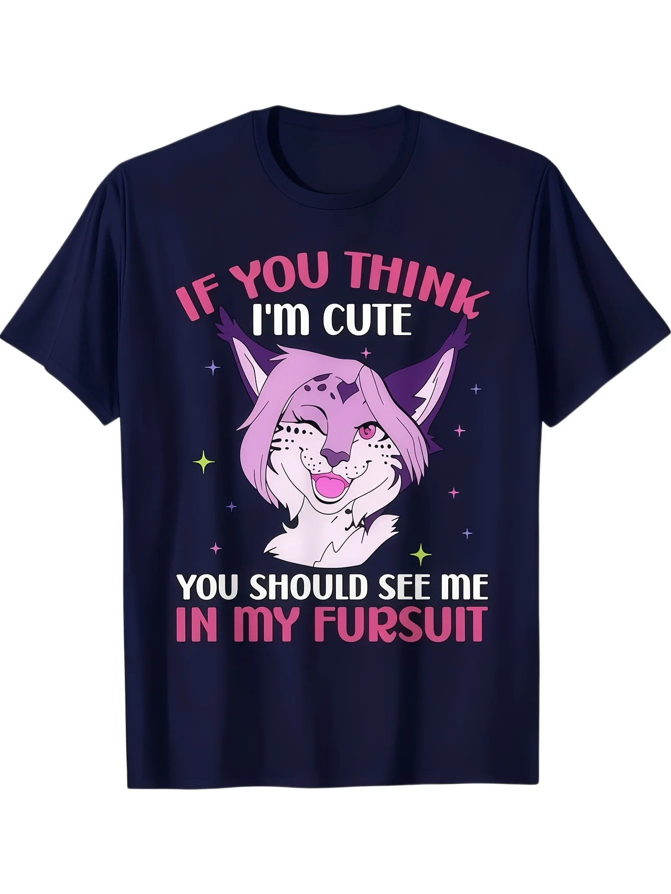 You Should Check Out My Fursona Costume T-shirt A Fun Anime Furry Fandom Graphic Tee Men's Women Tops Streetwear Casual Clothing