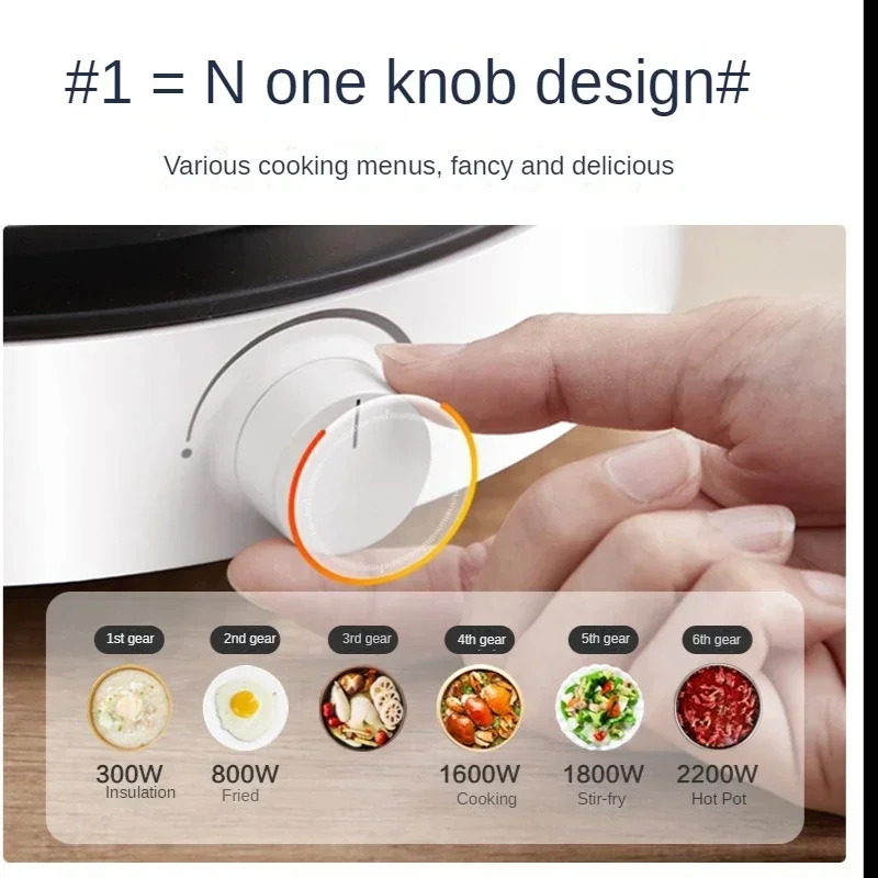 ميديا طباخ التعريفي المنزل 2200 واط طباخ كهربائي ذكي انقطاع التيار الكهربائي مقبض التحكم كوكتوب طباخ مقاوم للماء التعريفي موقد
