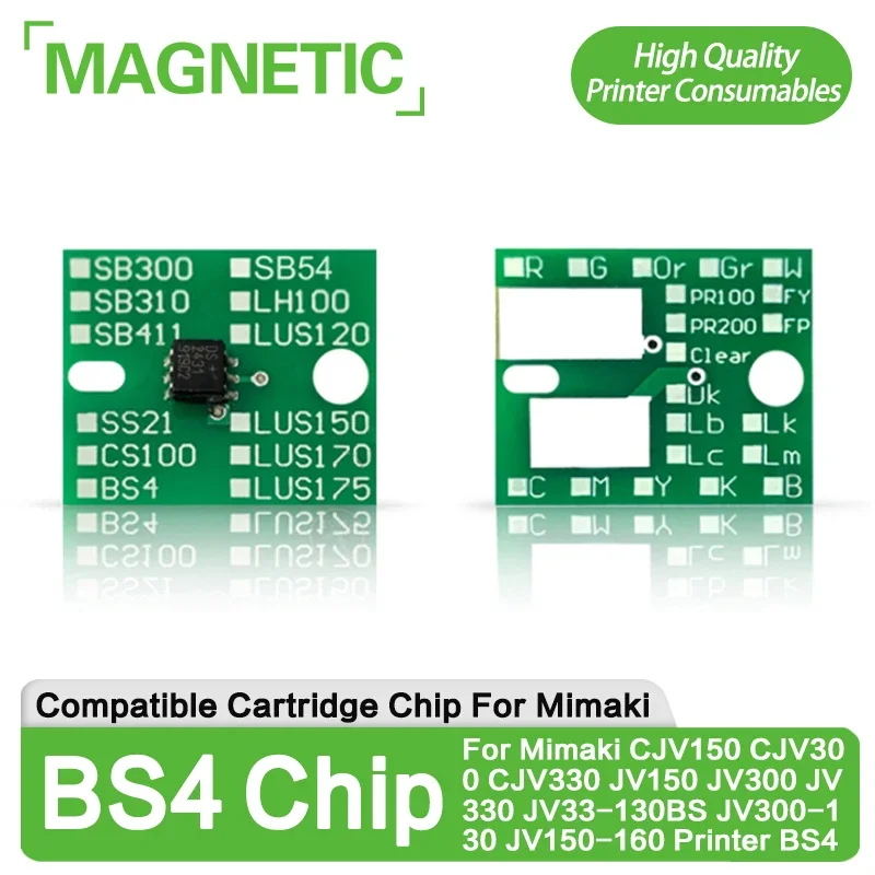 200ML BS4 Cartridge Chip IC Chip For Mimaki CJV150 CJV300 CJV330 JV150 JV300 JV330 JV33-130BS JV300-130 JV150-160 Printer BS4