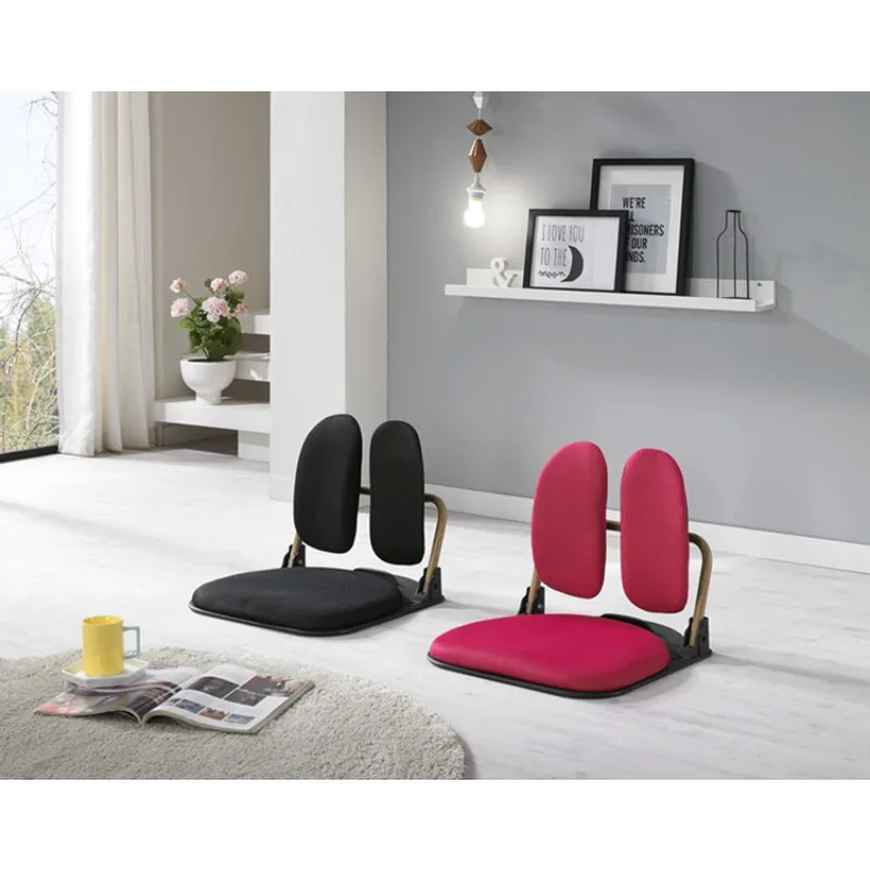 Folding Backrest Lazy Sofa Chair Portable Small Leisure Chair Floating Window Computer Chair