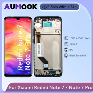 Tampilan Layar LCD untuk Xiaomi Redmi Note 7 Note 7 Pro Rakitan Digitizer Layar Sentuh Layar LCD M1901F7G M1901F7S Suku Cadang Perbaikan 8 papan redmi note 9 pro penjualan terbaik - №