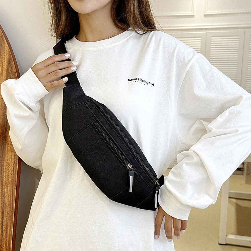 1pcs Unisex Crossbody Waist Bag Pack Belt Bag for Travel Walking Running Hiking Cycling Easy Carry with Phone Compartment