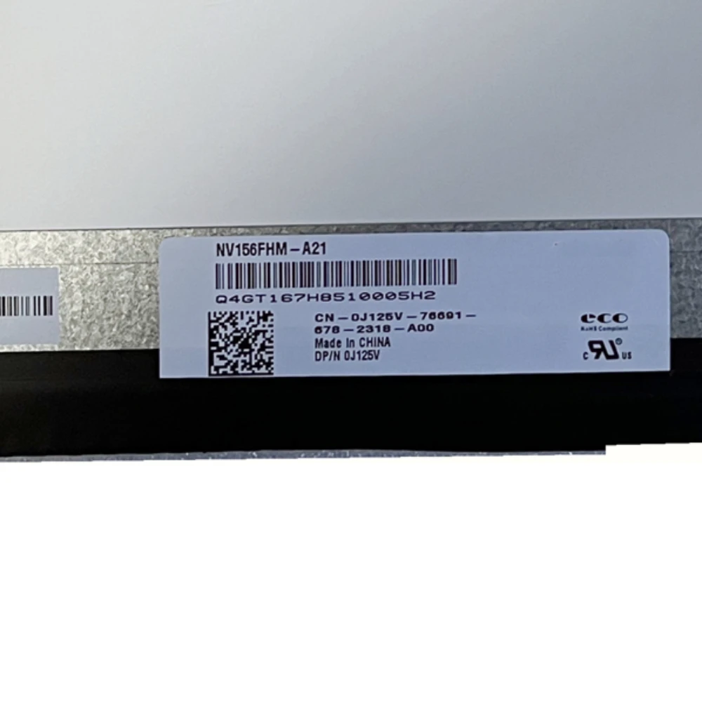 

NV156FHM-A21 NV156FHM-N34 DPN 0J125V 1920×1080 40pins Laptop LCD Screen 15.6 Inch