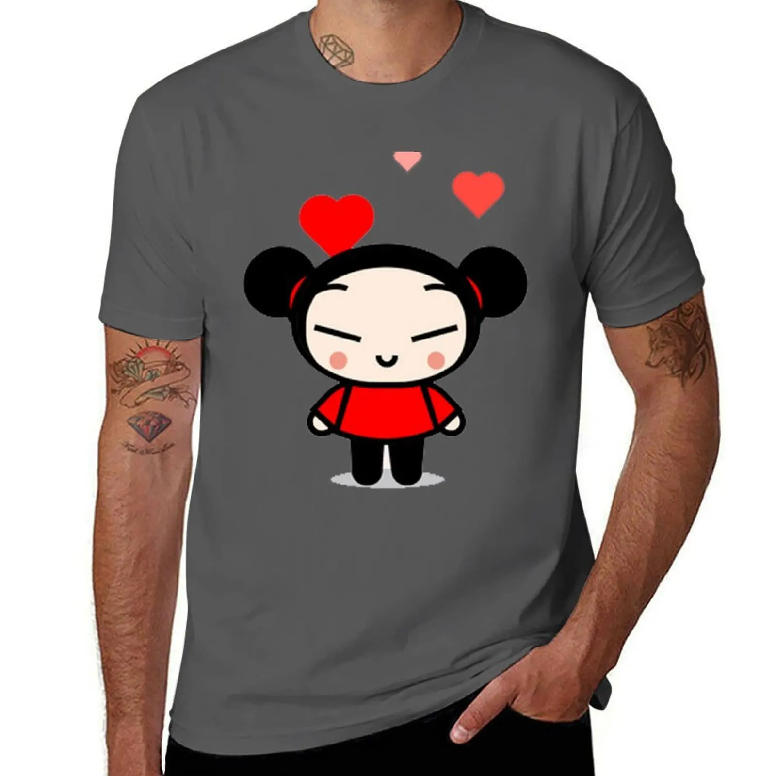 

Pucca T-Shirt g man t shirts for men t shirts for man graphic funny T-Shirt