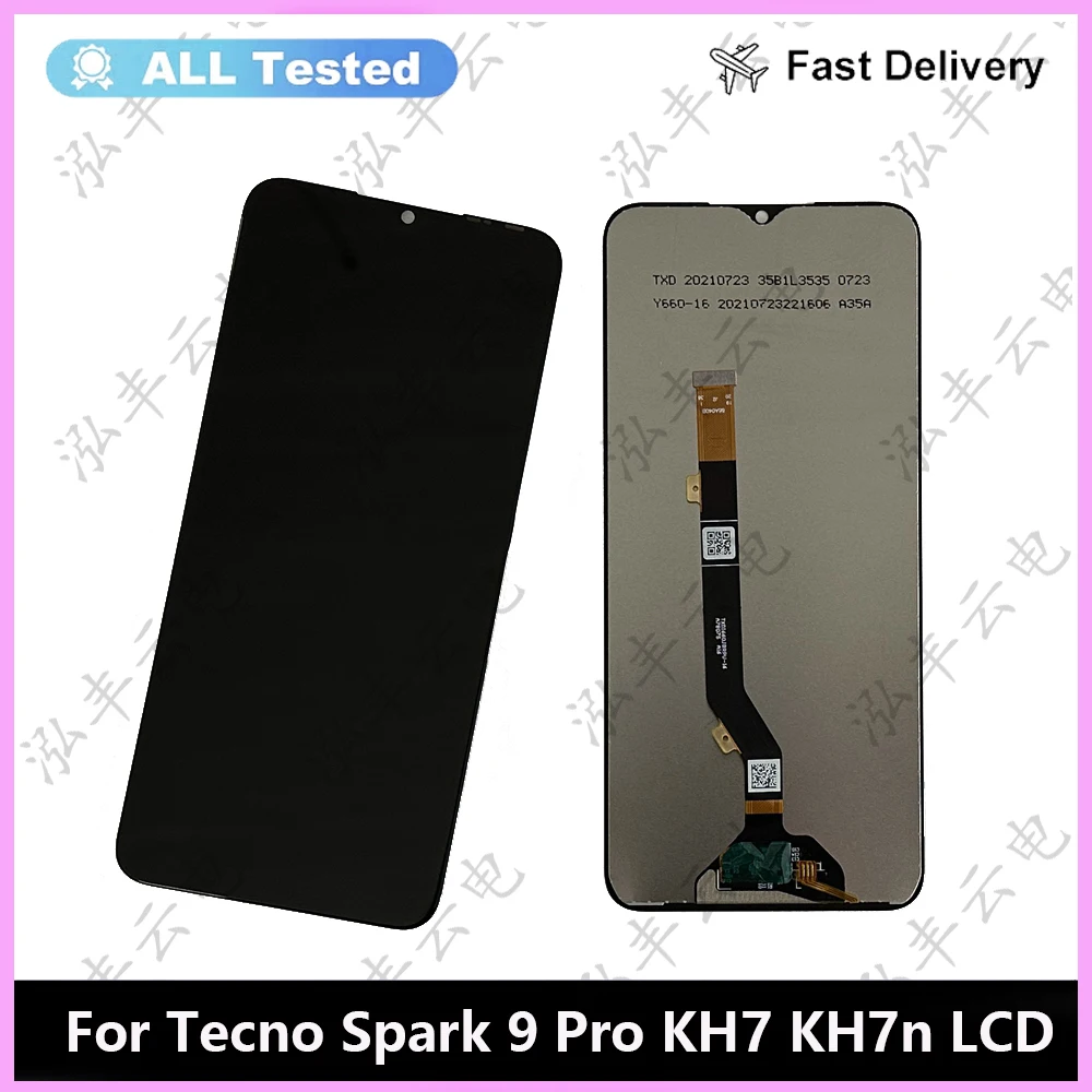 

6.6 inches For Tecno Spark 9 Pro KH7 KH7N LCD Display Touch Screen Digitizer Replacement For Tecno KH7 Spark 9Pro LCD Sensor