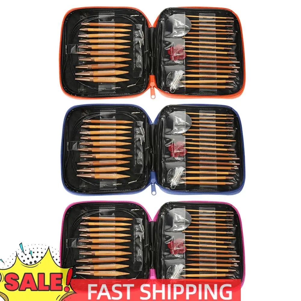 

13-размерный сменный алюминиевый круглый набор игольчатых колец, пряжа для вязания крючком