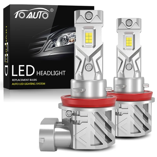 Bombilla LED 25000LM H11 H8 9005 HB3 9006 HB4, Kit de faros LED, luz antiniebla Canbus Mini 100W 6500K CSP para lámpara Turbo Auto 12V