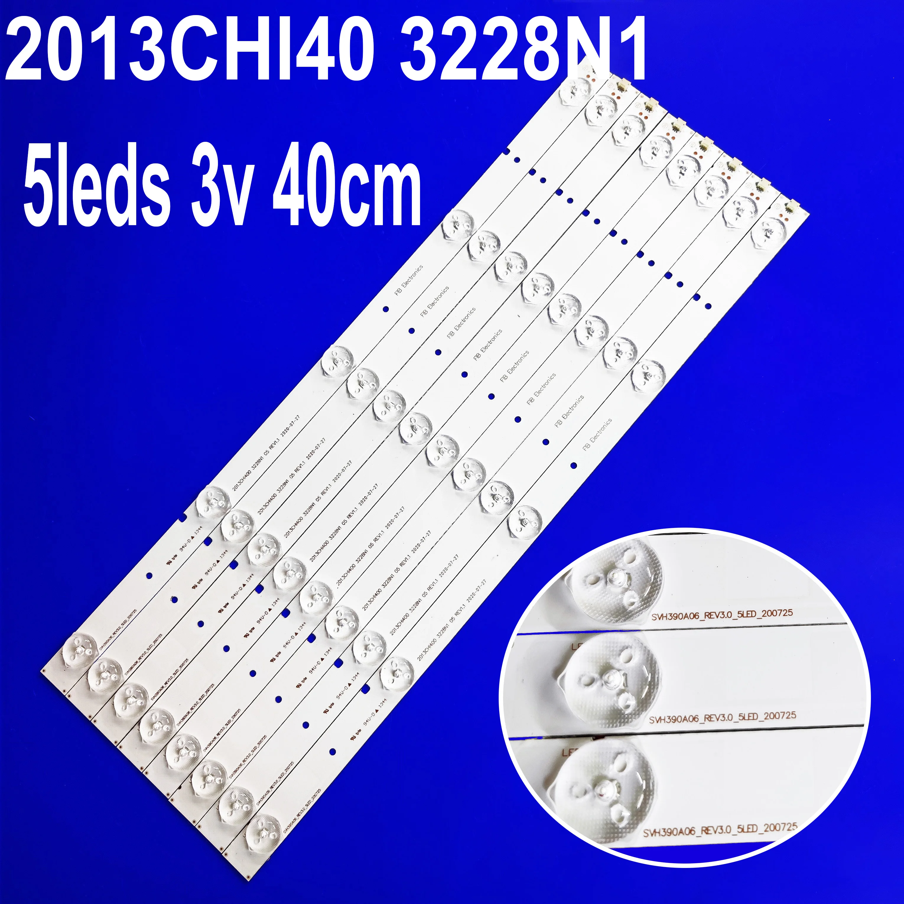 

LED strip for 2013CHI400 SVH390A06 HD400DF-E37 40K20DW LED40K20JD HD40 40H4C 40K200 40K20D NS-40D420 Ns-40d420mx16 LED39EC110JD