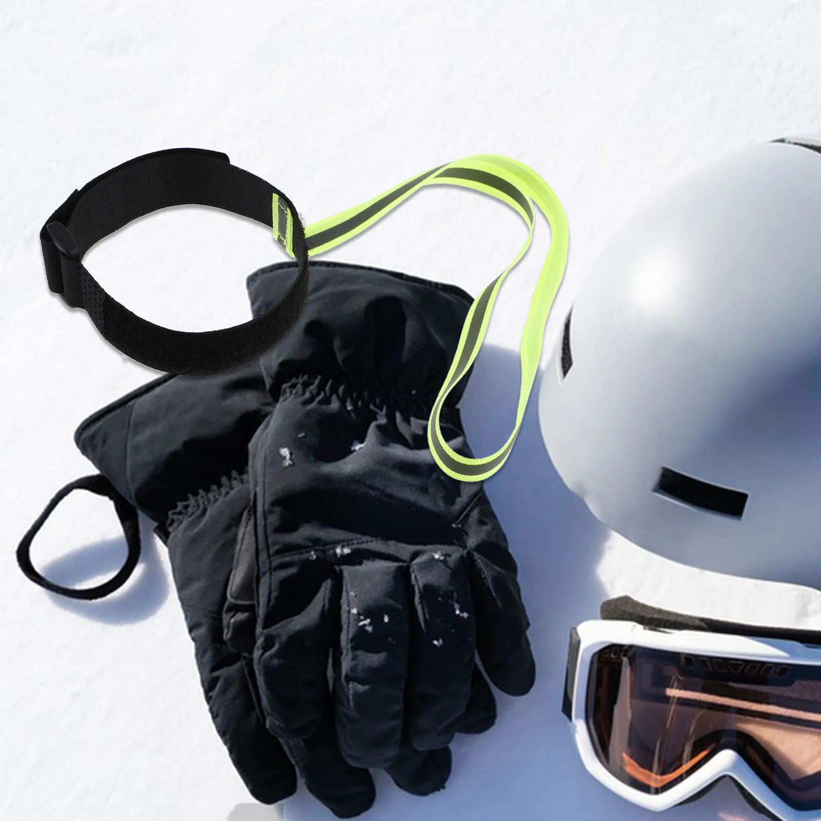 

4 pcs Ski Glove Lanyard Adjustable Winter Gloves Wrist Strap Anti-Loss Tether For Snowboard Skiing Outdoor Sports Camp Hiking