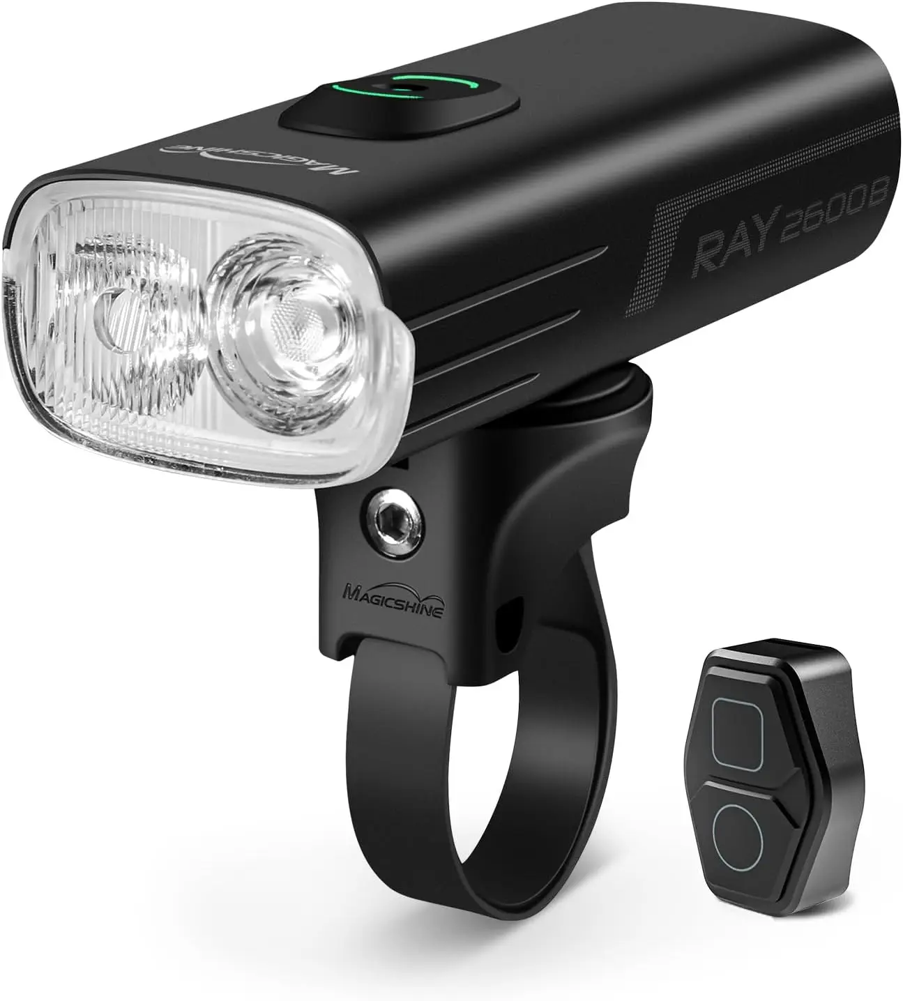 Bicycle Light RAY 1600B/RAY 2600B,USB-C Fast Charging IPX6 Waterproof,Equipped with Two High-Power LEDs Bike Headlight