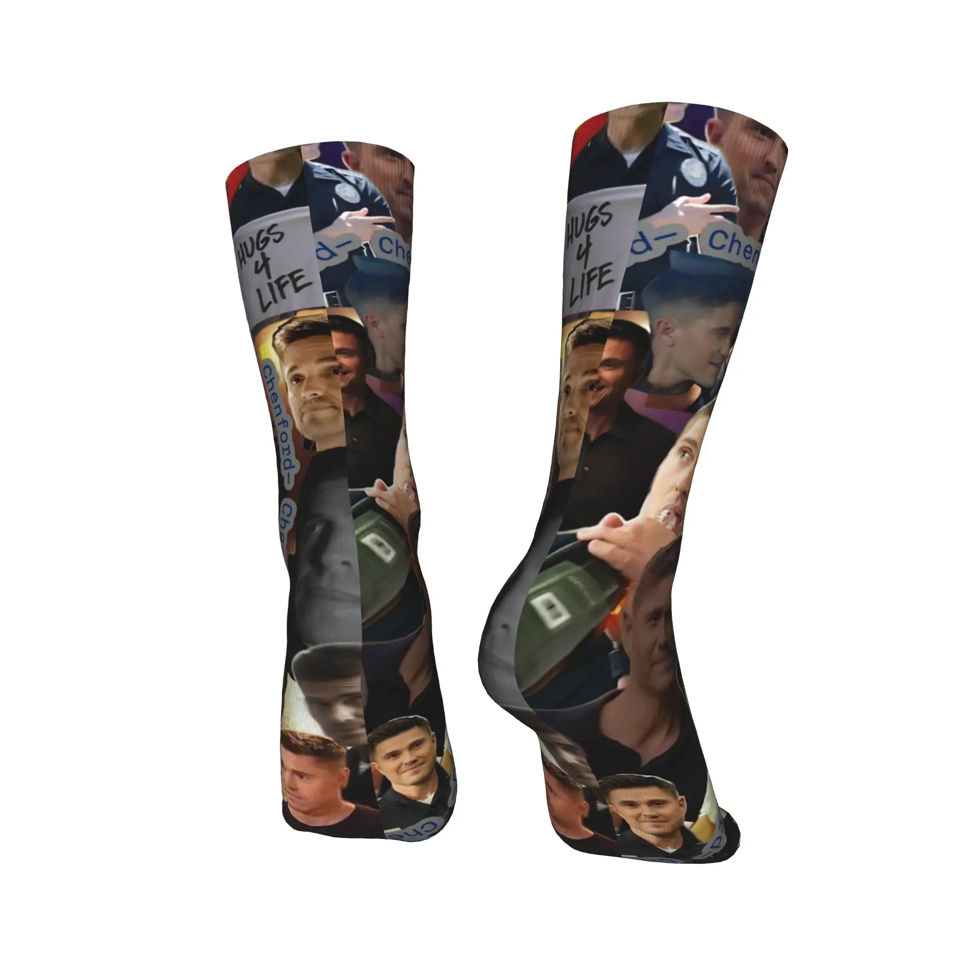 تيم برادفورد الجوارب التلفزيون جوارب الموضة الخريف المضادة للبكتيريا زوجين الجوارب جودة نمط الدراجات الجوارب