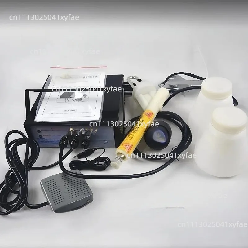Portable Electrostatic Powder Coating System PC03-5, 110V/220V CE Certified Spray Gun Kit for Metal Surface Finishing