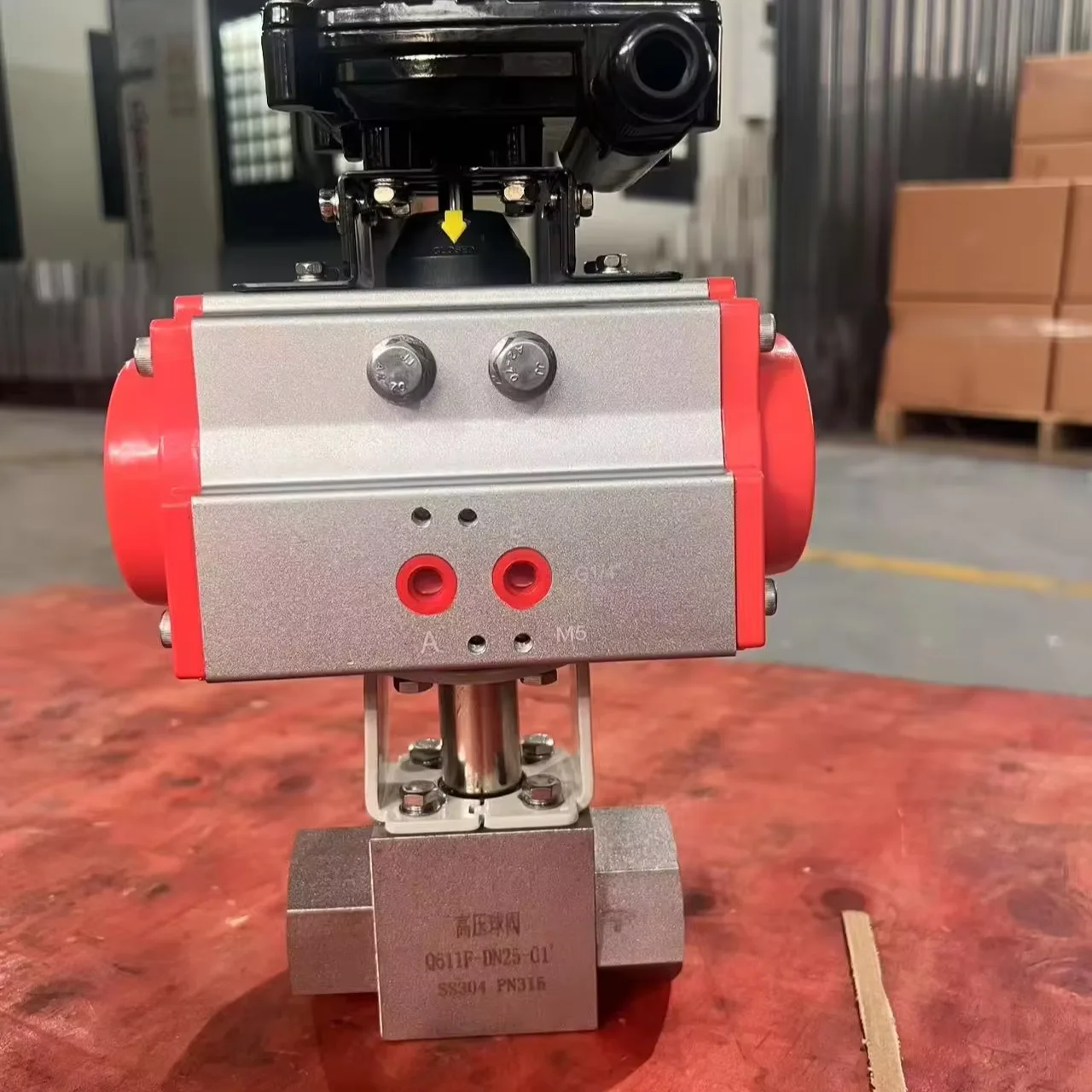 Industrial Stainless Steel Control Valve, Pneumatic High Pressure Ball Valve, Water Level Feedback OEM Customized Fast Delivery