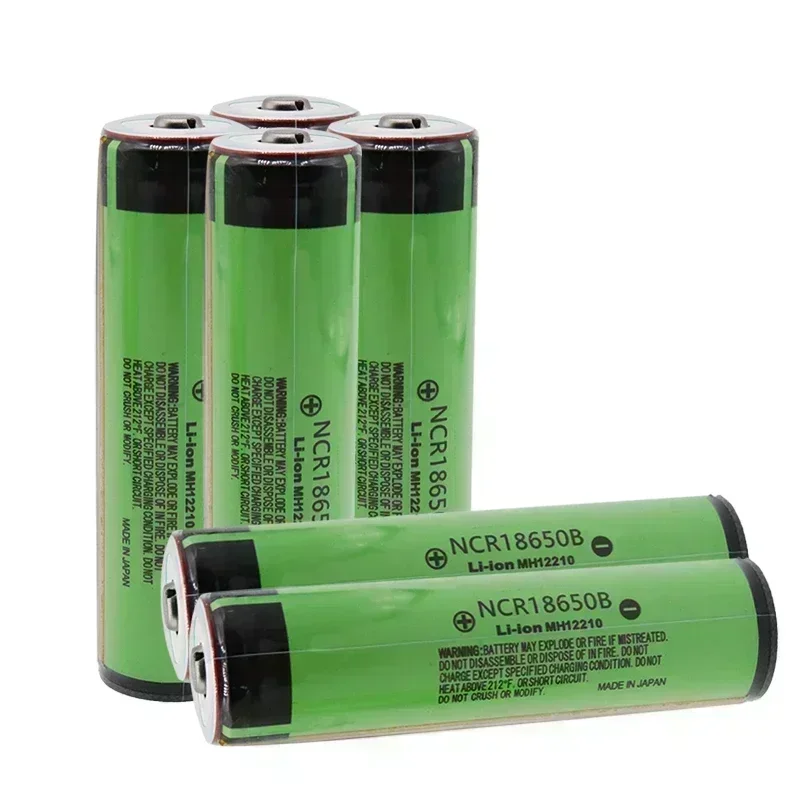 NCR18650B 3400mAh 3.7V Rechargeable Li-ion Battery with PCB Protection for Flashlights, Toys & Power Tools