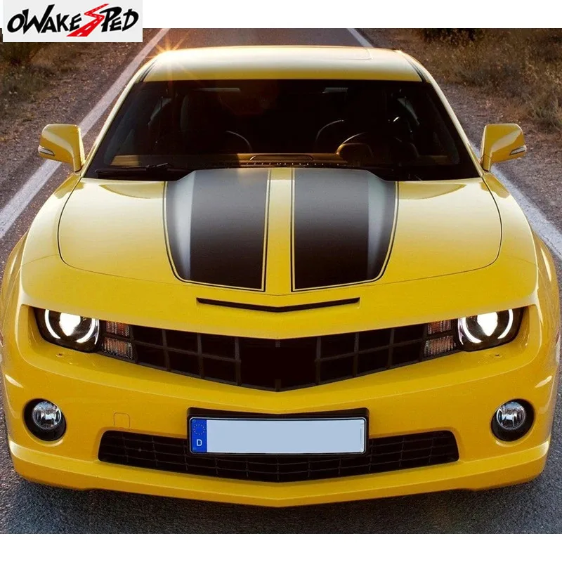 For Chevrolet-Camaro RS LS SS LT Car Styling Sticker Racing Accessories DIY Sport Stripes Auto Body Hood Tail Decor Vinyl Decal