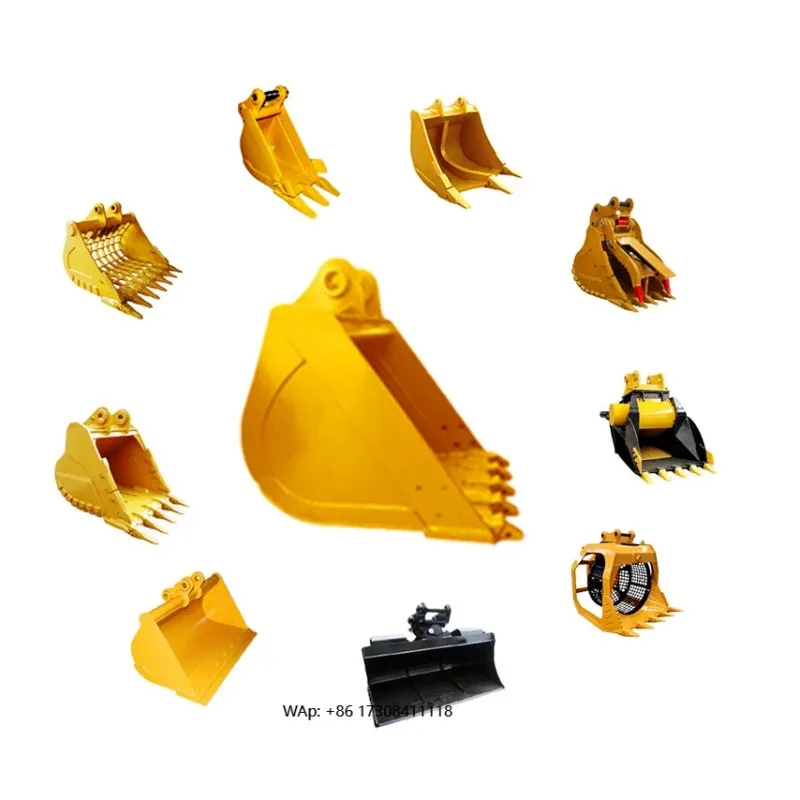 

Excavator Mini Attachment Spare Parts Excavator Tilting Bucket Accessory