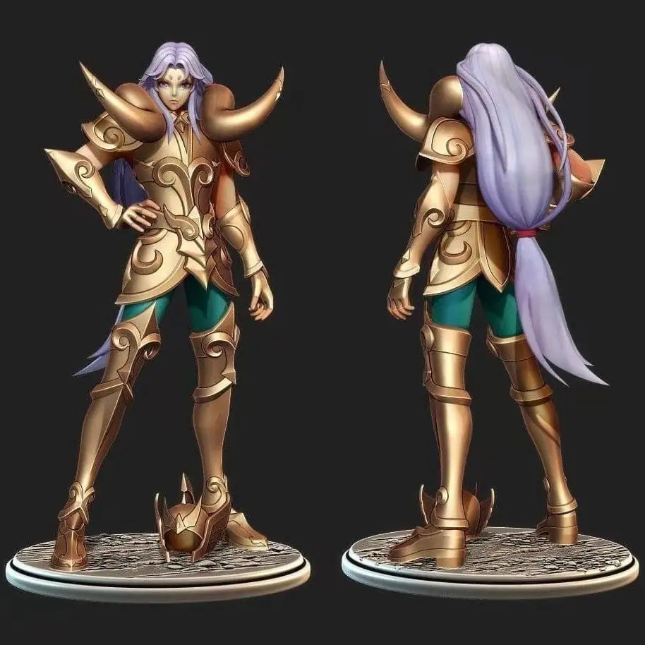 

Белая форма Saint Seiya «сделай сам», не цветная фигурка зодиака, созвездия, модель 3d печати, тренировочная раскраска, трендовая фотография, подарок