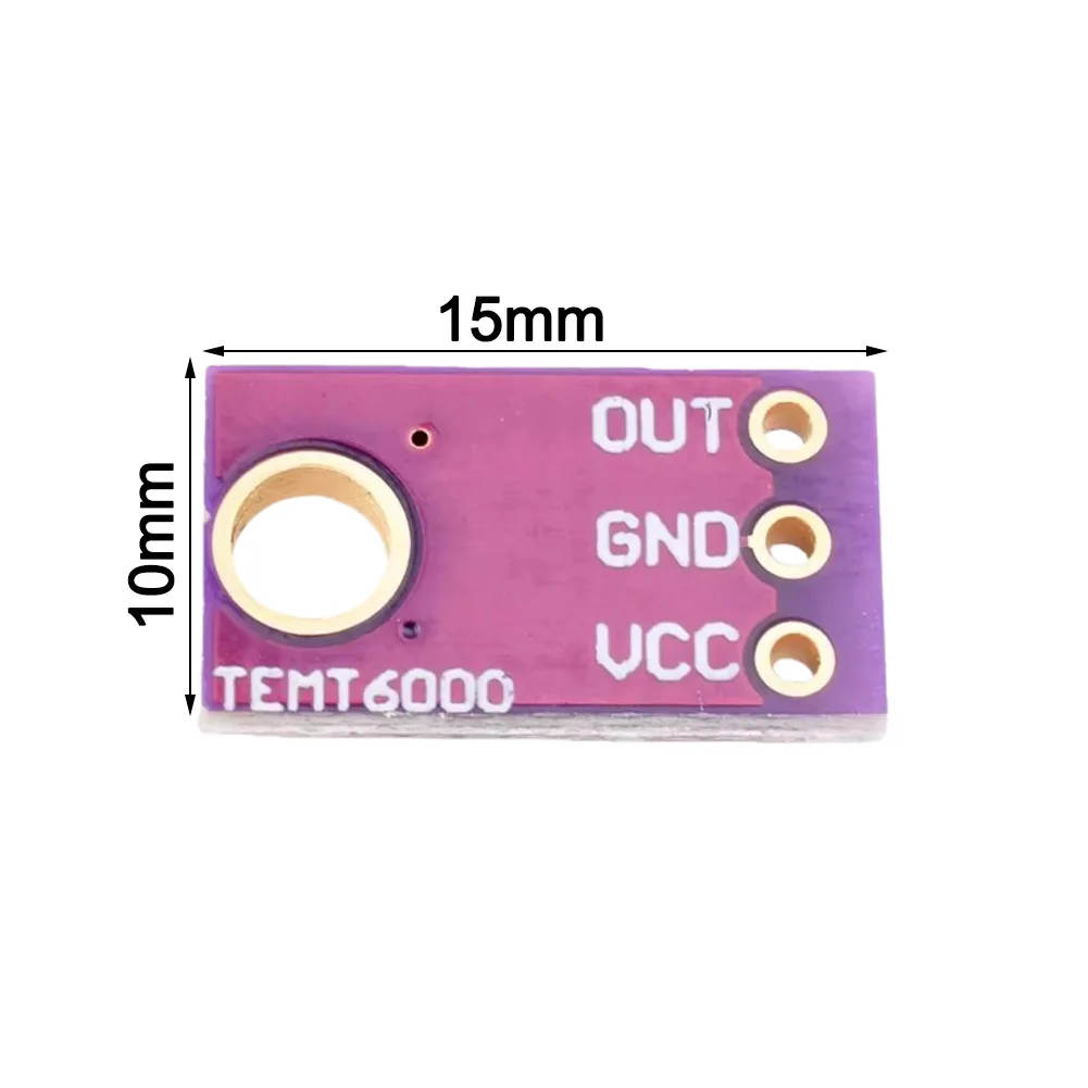 10pcs TEMT6000 Ambient Light Sensor Modules for Integration in For smart Home Lighting and Screen Backlight Control