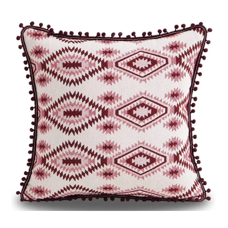 

Inyahome Vintage Persian Pillows Case Colourful Boho Floral Ethnic Style Theme Decorative Cushion Cover Living Room Decor