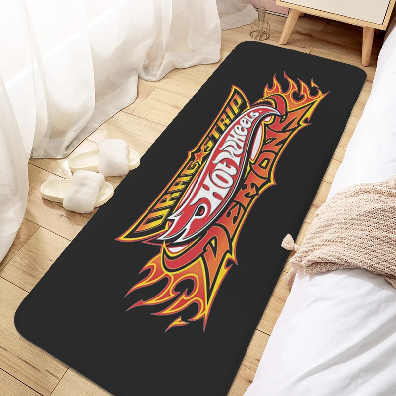 

Bedroom Foot Mat Non-slip H-Hot W-Wheels Hallway Kitchen Rug Carpet Entrance of House Doormat Slip-resistant Home Decor Items