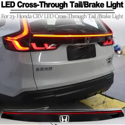 1 Set Car LED Rear Brake Lights For Honda CR-V CRV 2023 Tail Light Rear Bumper Light Moving Turn Signal Lamp