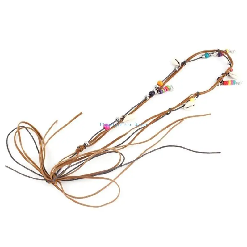 652B Cowboyhutband DIY Westernhutgürtel Westernperlenhutband Strohhutband