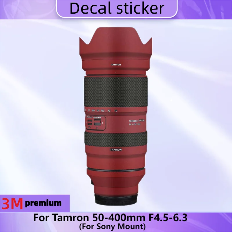 

For Tamron 50-400mm F4.5-6.3(For Sony Mount) Lens Sticker Protective Skin Decal Film Anti-Scratch Protector Coat F/4.5-6.3 50400