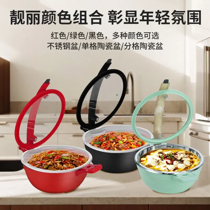 Commercial Insulation Pot Buffet Stove Electric Food Insulation Stove Hotel Breakfast Dishes Heating