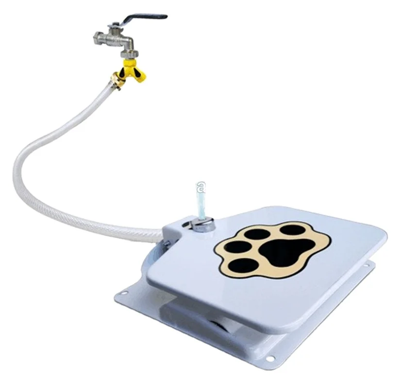 Dog interactive toys products step and spray dog drinking fountains