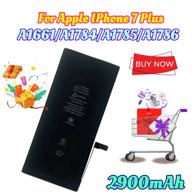 

2900mAh Battery for Apple IPhone 7 Plus with Models A1661/A1784/A1785/A1786