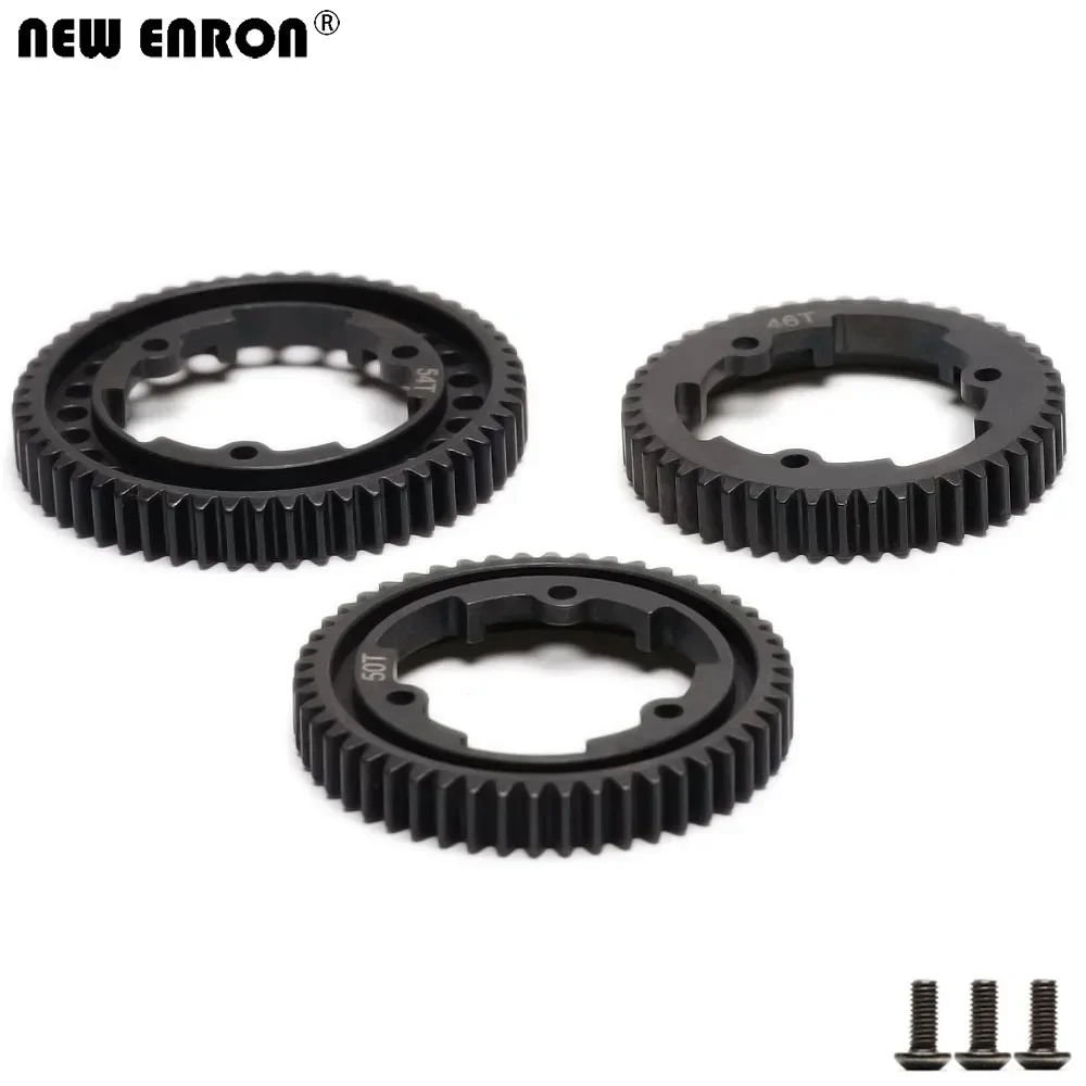 NEW ENRON 46T 50T 54T Mod Hard Steel Main Spur Gear 6449 6447X 6448X 6449X RC Cars for Adults Traxxas XMAXX MAXX REVO 2.0 XO-1