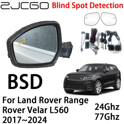 ZJCGO 자동차 BSD 레이더 경고 시스템 랜드 로버 레인지 로버 Velar L560 2017 ~ 2024 용 맹점 감지 안전 운전 경고