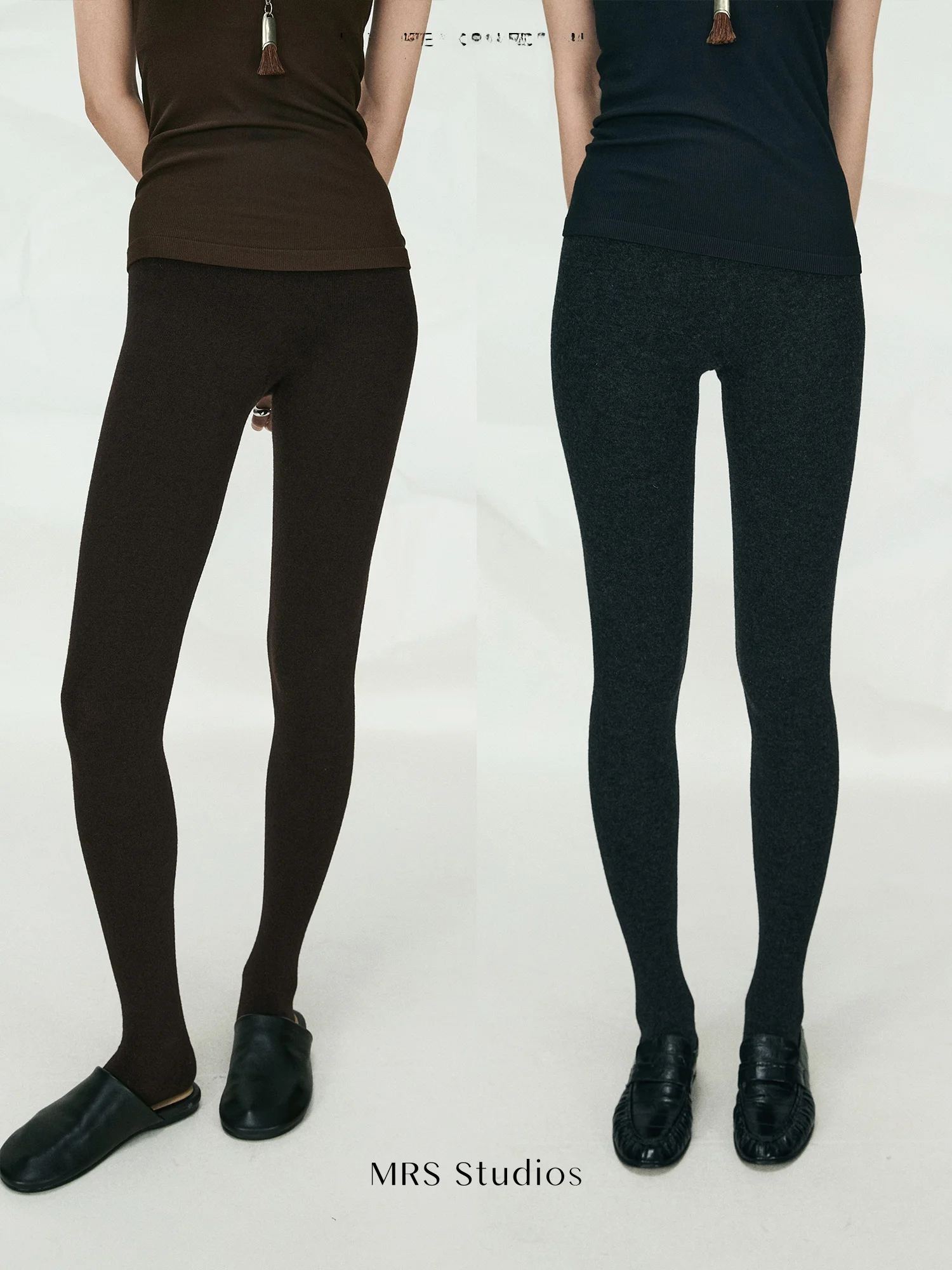 

Высокоэластичные шерстяные брюки Camere с девятью точками на плоской подошве, теплая обувь для студий MRS, модные женские брюки