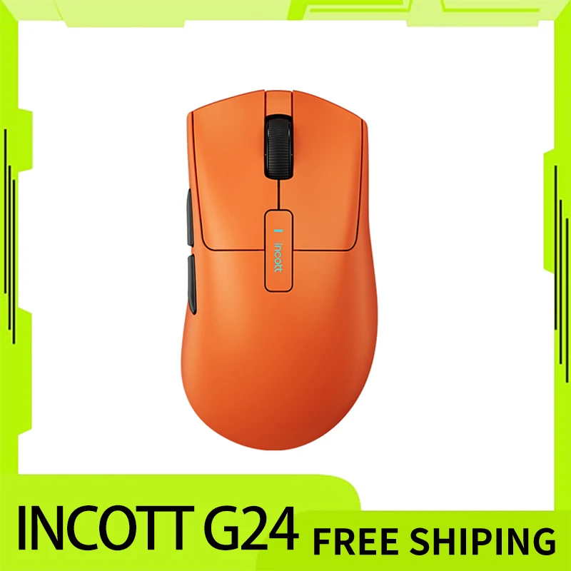 

Incott G24 Wireless Mouse 8k Hot Swap Dual Mode Fast Charge Paw3395 Sensor Gaming Mouse Ergonomics Pc Gamer Accessories Gift