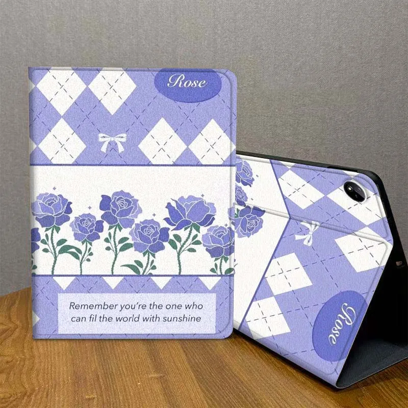 

Diamond Floral Design For Vivo IQOO Pad2 Pad3 Pad5 Air SE Pro 12.1 12.3 13 11.5 11 inch Tablet Case