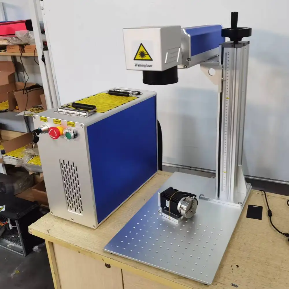 M-Xing Cabinet Desktop 20W 30W 50W Fiber Laser Marking Engraving Machine