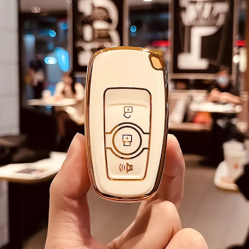 TPU Car Key Cover Smart Remote Control Case Protector Auto Accessories For GWM Great Wall Haval H6 ID46 433MHZ Keyless Entry Fob