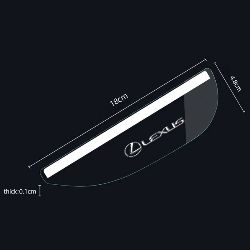 سيارة مرآة الرؤية الخلفية المطر الحاجب الشمس قناع غطاء لكزس F SPORT RX300 IS200 IS250 ES350 Ct200h UX250h NX300h RX350 ES300h LS