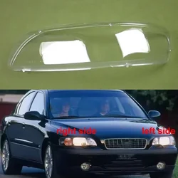 Per Volvo S60 V60 V70 2004-2008 Faro Alloggiamento Maschera Trasparente Copertura Faro Borsette Plexiglass Sostituire Lente Originale