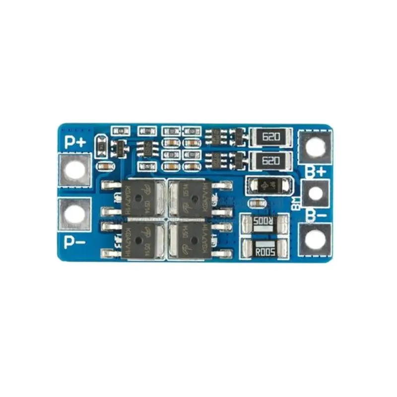 2 séries de placas de proteção de bateria de lítio 7,4V 8,4V com corrente de trabalho balanceada/10A