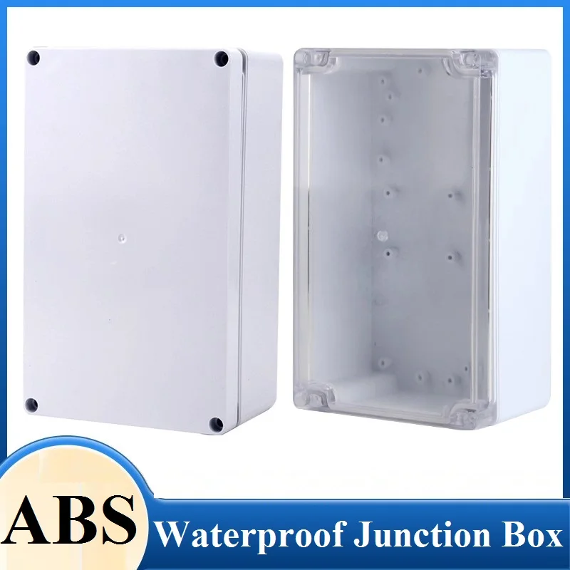 Outdoor Waterproof Electrical Enclosure Box ABS Plastic Power Equipment Sealed Junction Wire Case for Monitoring Systems