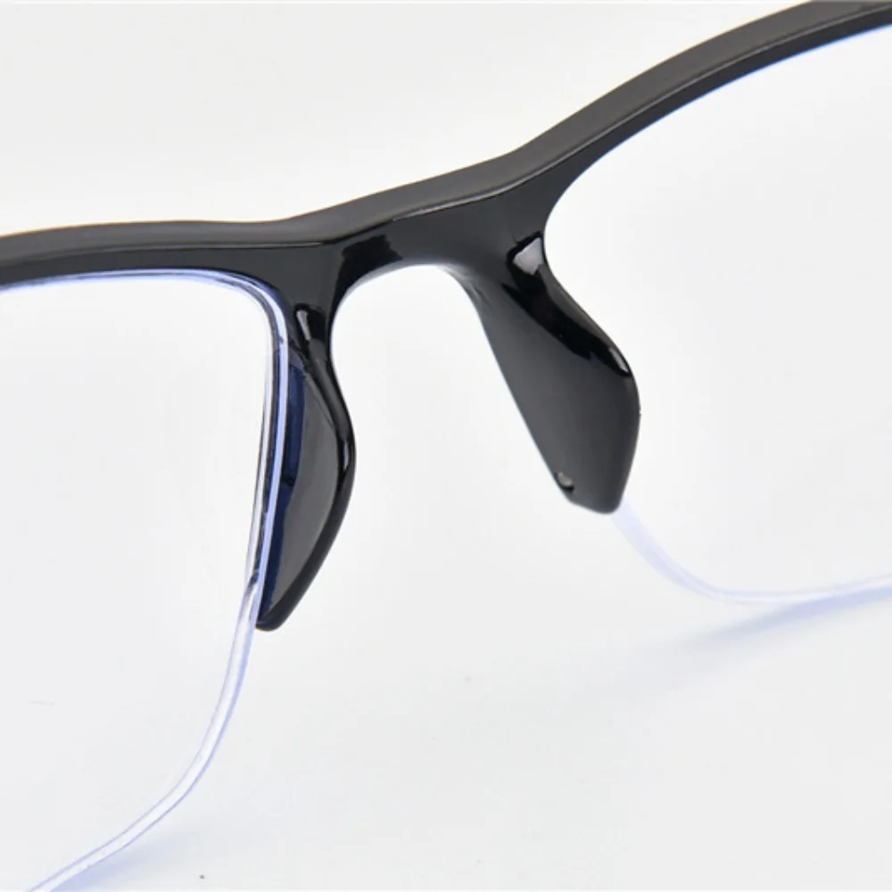 

Spectacle Lens Power +75 To +400 The Aged Presbyopia Glasses Lightweight Square Farsightedness Reading Glasses Half-frame Black