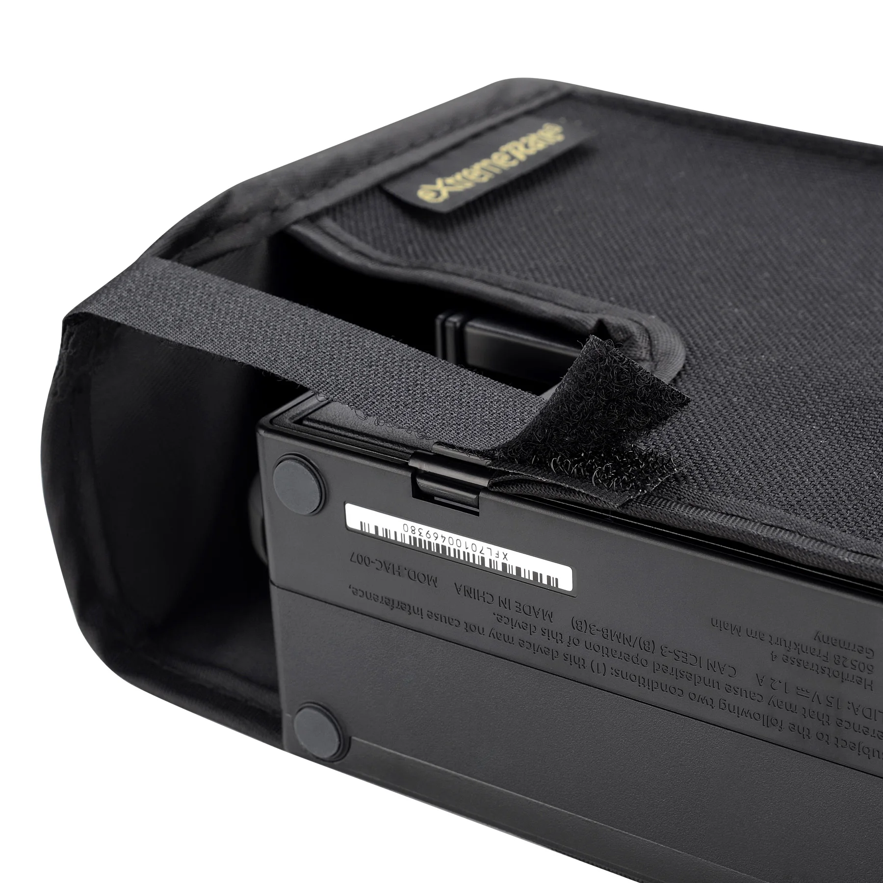 Nintendo Switch 게임 콘솔 충전 도크용 eXtremeRate 블랙 나일론 방수 먼지 커버