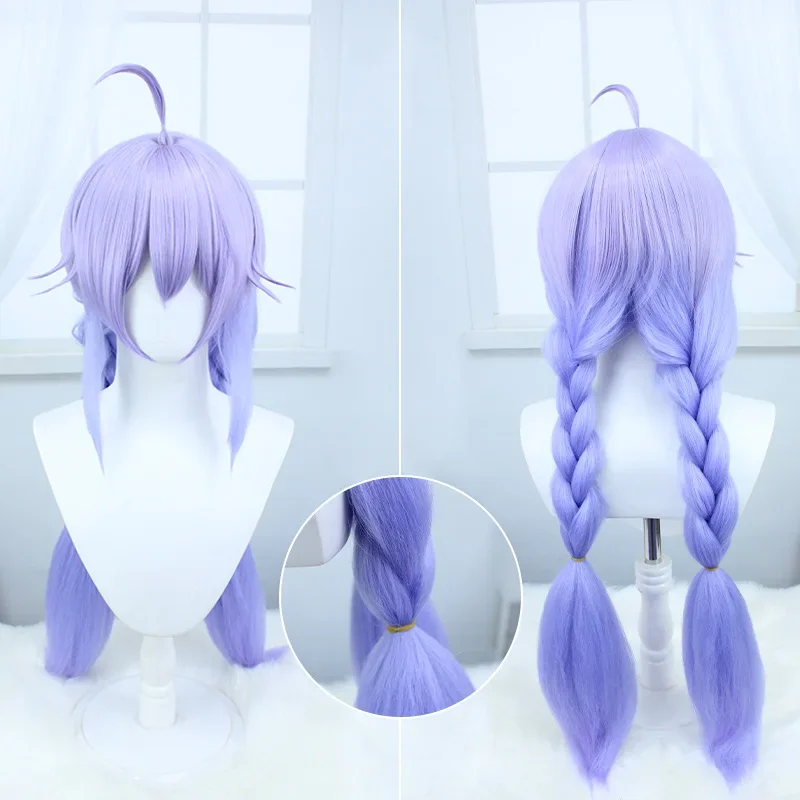 Cosplay Collapse Star Dome Railway White Dews Cos Wig Anime Game Simulation Scalp Mixed Puffy Silk Wig Props