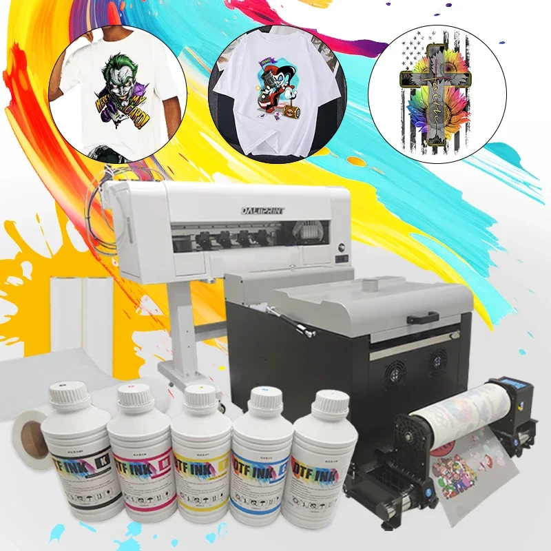 Hot Sale DTF Printer A3 Size 30cm Dual I3200 I1600 XP600 Head DTF Inkjet Printer Printing Machine for T-shirt Heat Transfer