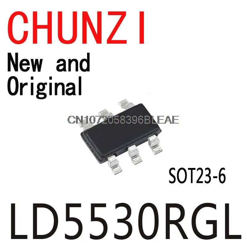 5PCS New and Original LD5530 30R SOT23-6  Integrated Circuit LD5530RGL