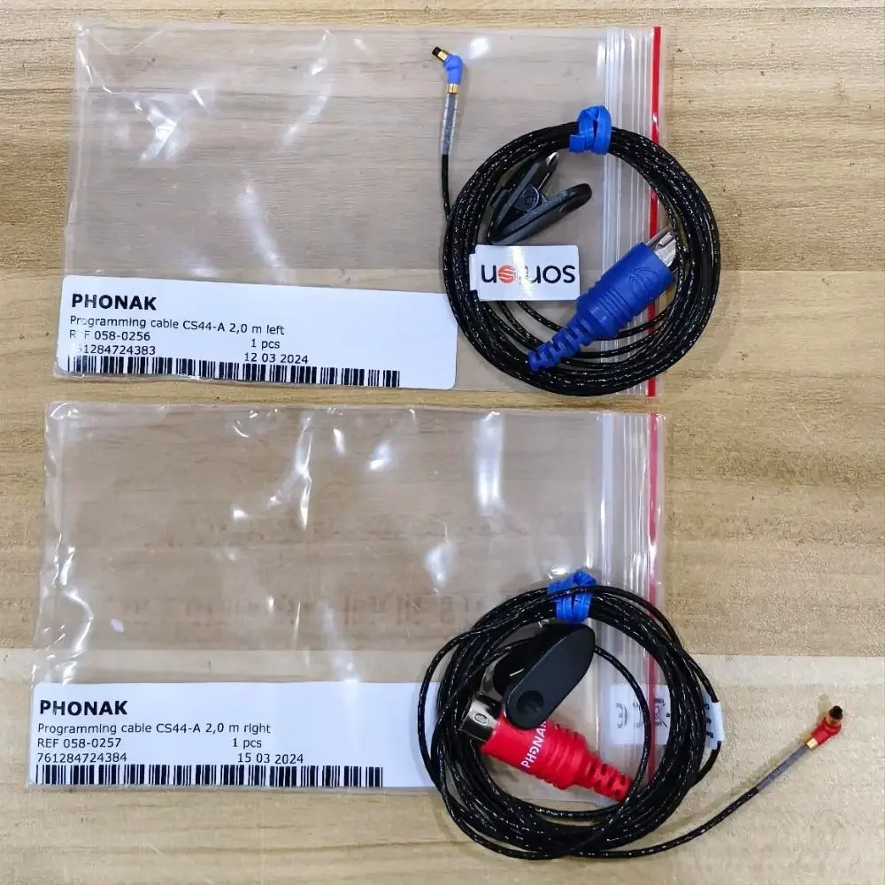 

Original Phonak CS44A Digital Hearing Aid Programming Cable for Phonak and Unitron BTE Hearing Aids